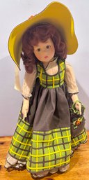 Vintage Lenci Felt Doll In Box