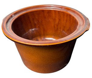 Brown Glazed Stoneware Crock Insert (LR)