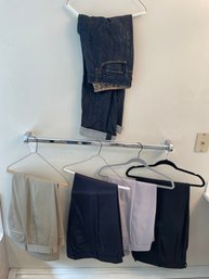 Express Jeans 30, Ralph Lauren, Galloway 30, Dockers 34, Nike Golf 34 (bsmt)