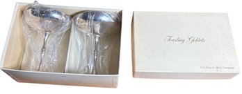 F.B. Rogers Silver Company Toasting Goblets B