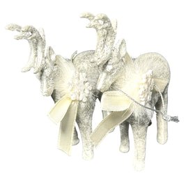 Pair Of Sparkly Reindeers