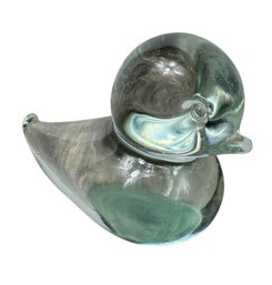 MCM Swedish Glass Bird Paperweight (a)