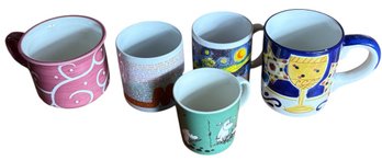 Arabia Finland Moomin Coffee Mug And Assorted Mugs 5 Pc (B)
