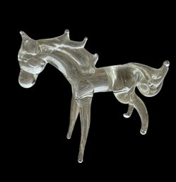 Horse Art Glass Figurine (a)