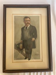 Vanity Fair ,Theodore Roosevelt Lithograph