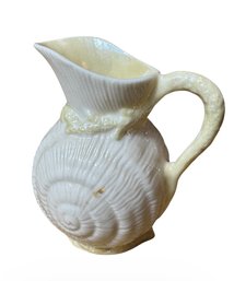 Belleek Irish Bone China Nautilus Shell Creamer (K)