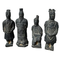 Qin Dynasty Style Chinese Warrior Figures 4pc (a)