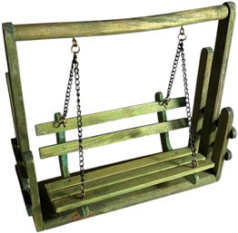 Handmade Wooden Doll Swing (B)