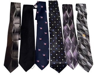 Pierre Cardin, Cape Cod, Covington & Other Mens Ties 5pc (BR1)