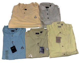 IZOD Mens Dress Shirt New With Tag 5pc (BR1)