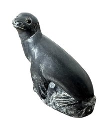 Canadian Soapstone Seal Figurine (a)