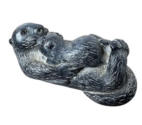 Canadian Sea Otter Mom & Baby Figurine Wolf Originals (a)