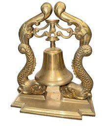 US Navy Submariners Brass Chinese Dolphin Bell (BO)