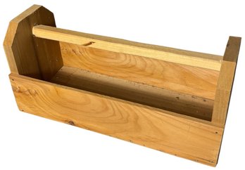 Handmade Solid Wooden Toolbox (B)
