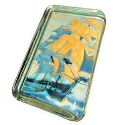 Gordon Grant (1875-1962) Sailing Ship Paperweight (BO)