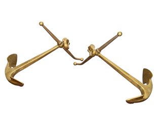 Nautical Brass Anchor Paperweights (BO)