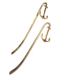 Nautical Brass Anchor Bookmarks (BO)