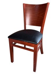 Flash Furniture Lacey Series Modern Vinyl Red Wooden Chair (BR2)