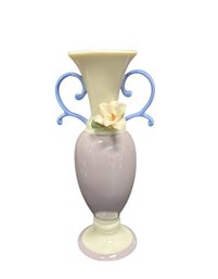 Lladro Purple Floral Bud Vase