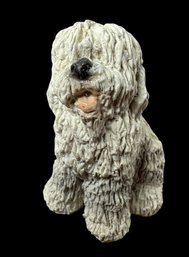 Stone Critters Sheep Dog Figurine (a)