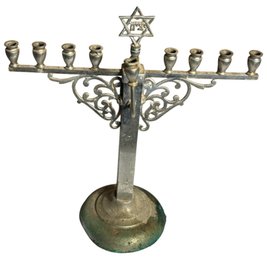 Steel Hanukah Menorah (b)