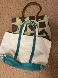 Engage Green Tote Bag, LL Bean Canvas Tote