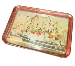 Gordon Grant (1875-1962) Sailing Ship Paperweight (BO)