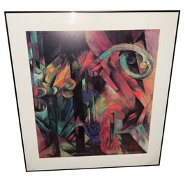 Franz Marc (1880-1916) Forest With Squirrel Framed Art Print (A)