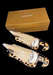 Ellen Tracy Leopard Print Size 8m Womans Shoes