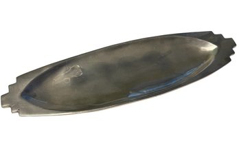 Mariposa 1990s Pewter Decorative Serving Tray (K)
