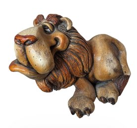 John Raya Busch Gardens Souvenir Lion Statue (LR)