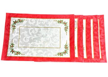 Waterford Holiday Placemats 5pc