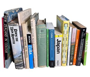 Shelf Full Of Assorted Travel Books A (O1)