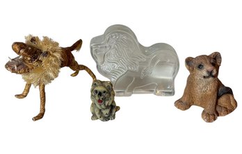 Small Lion Figurines 4pc (LR)