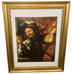 Gerard Van Honthorst (1592-1656) The Merry Fidler Framed Art Print (A)