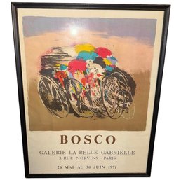 Pierre Bosco  (1909-1993) 1970s Framed Exhibition Poster (A)