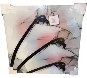 Radiographic Floral Xray Tempered Art Glass Art Print (A)