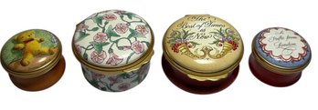 Halcyon Days Enamels Miniature Decorative Trinket Boxes