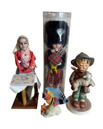 Goebel Hummel & Assorted Figurines 4pc (LR)