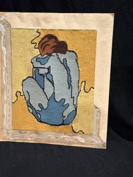 After Blue Nude By Picasso Needlepoint