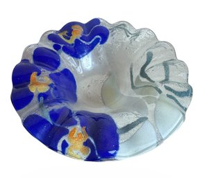 Sydenstricker Fused Art Glass Dish (LR)