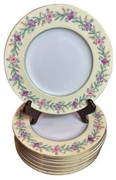 Royal Worcester Elysian Pattern Dinner Plates 12pc (K)