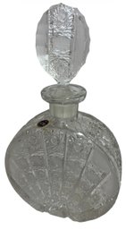 Bohemian Hand Cut 24% Lead Crystal Decanter (K)