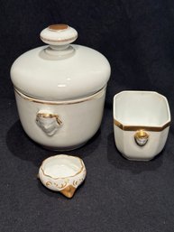 Lidded Jar, Salt Cellar, Rectangular Vessel