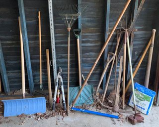 Shovels, Rakes & Assorted Lawn Tools (G)