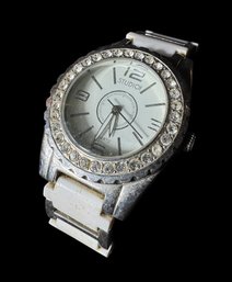 Studio Time Quartz Dial Faux Diamond Studded Ladies Wrist Watch