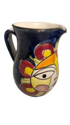 Pier 1 Imports La Musa Hand Painted Ceramic Pitcher