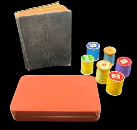 Audels Engineers And Mechanics Guide 6, Nail Care Kit, And Sewing Thread