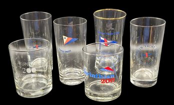 6 Marblehead Yacht Club Glasses