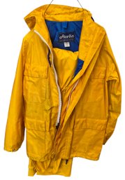 Atlantis Rain Coat And Bibbed Overalls Size Xxs